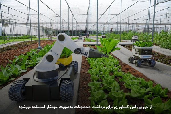 برداشت محصول به‌صورت خود‌کار با تجهیز ماشین‌آلات کشاورزی به جی پی اس